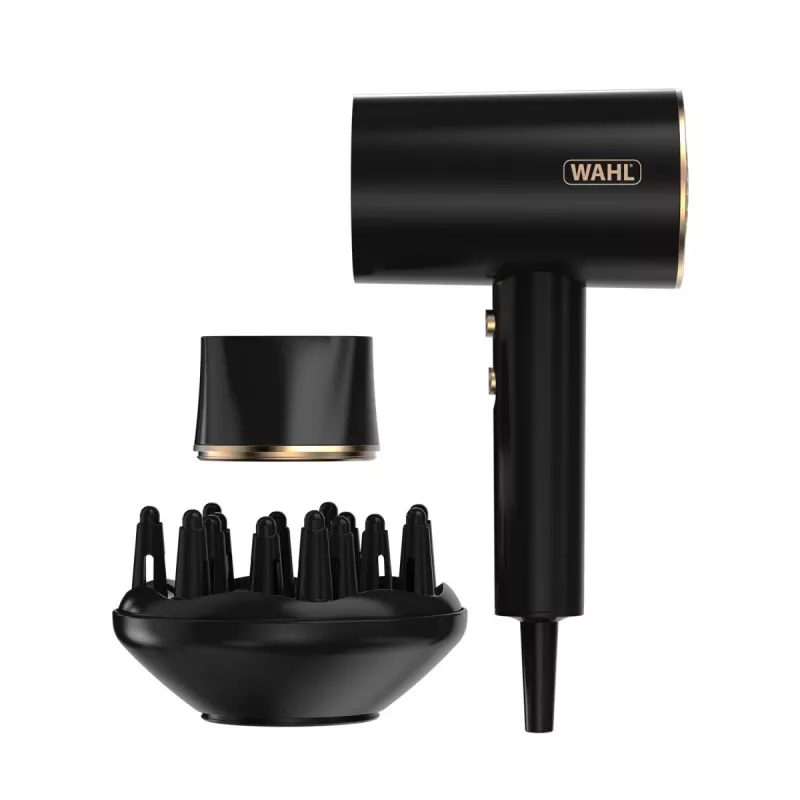 Wahl Ionic Flow Haartrockner 2100 W Schwarz, Gold