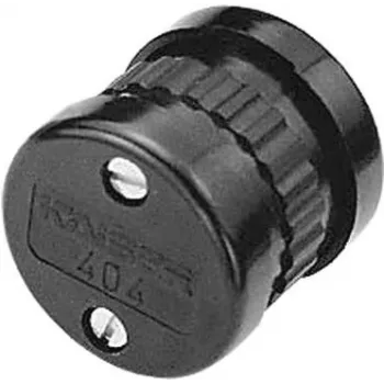 Elektroinstallationsdose Bachmann 740.015 Schwarz
