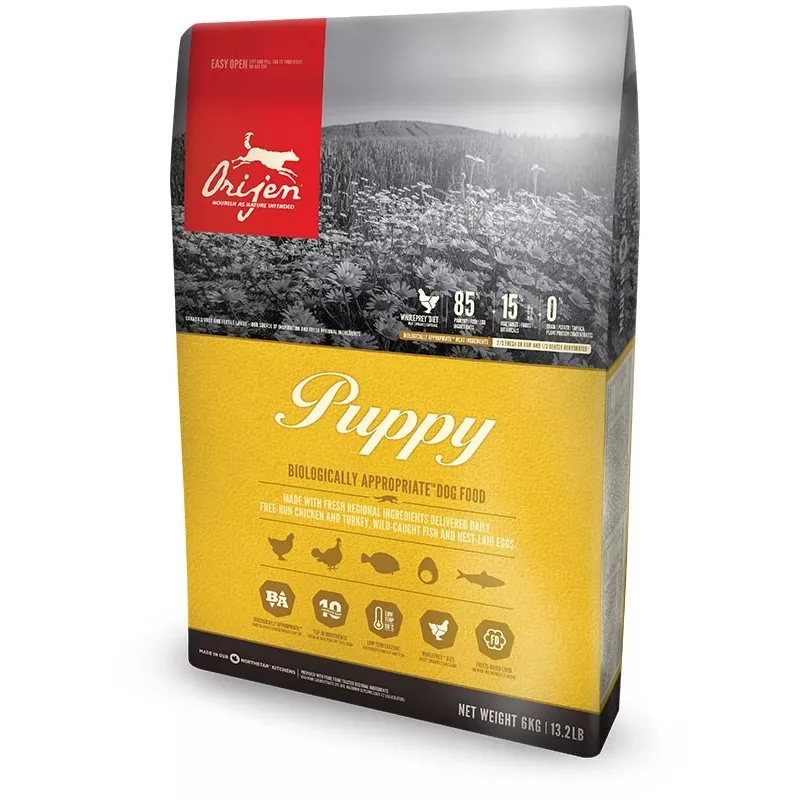ORIJEN Puppy - Trockenfutter für Hunde - 6 kg