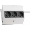 Brennenstuhl 1150070, 3 m, 3 AC-Ausgänge, Innenbereich, IP20, Anthrazit, Weiß, 16 A