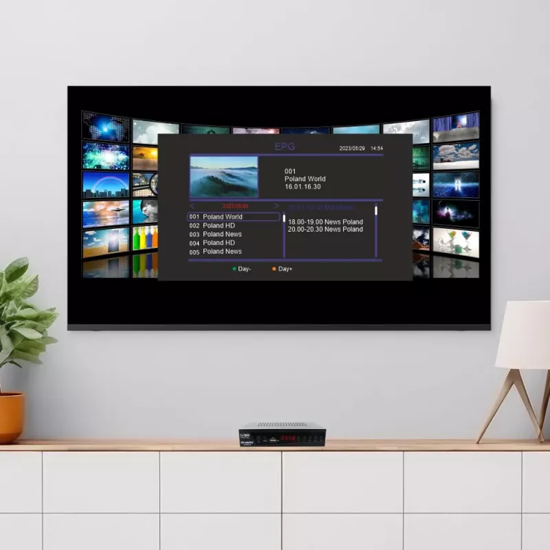 Digitaler TV-Tuner MANTA DVBT005-SH DVB-T/T2 HEVC-Unterstützung