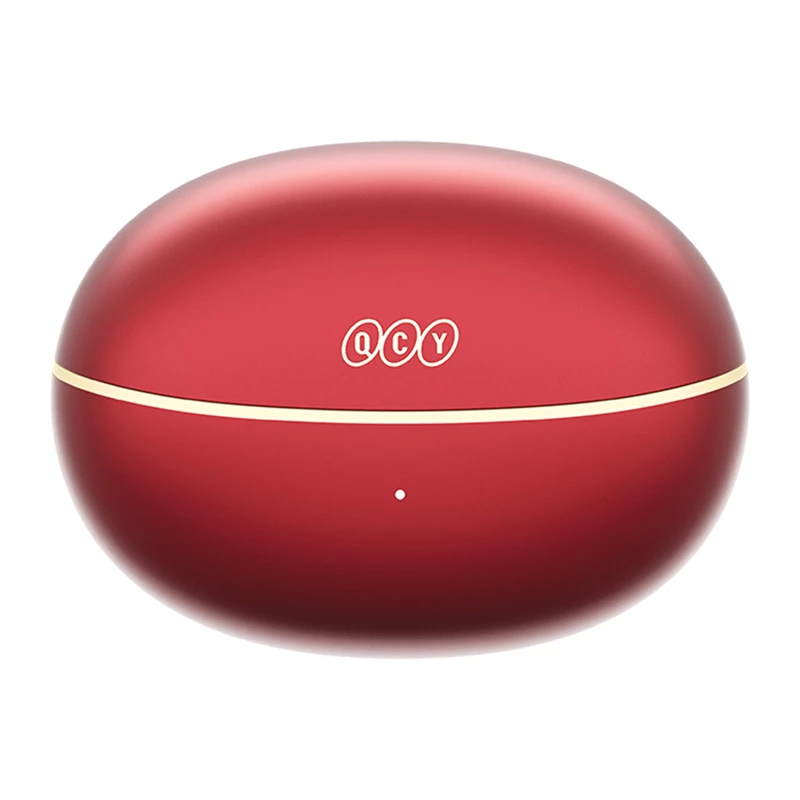 Kabellose Clip-On-Kopfhörer QCY Crossky Clip C30S (rot) — Clip-Design, In-Ear, kabellos