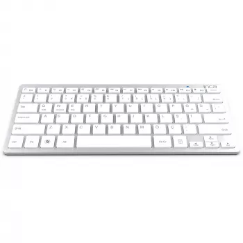 Kabellose Tastatur Inca IBK-569BT Bluetooth 78 Tasten Metallic Silber