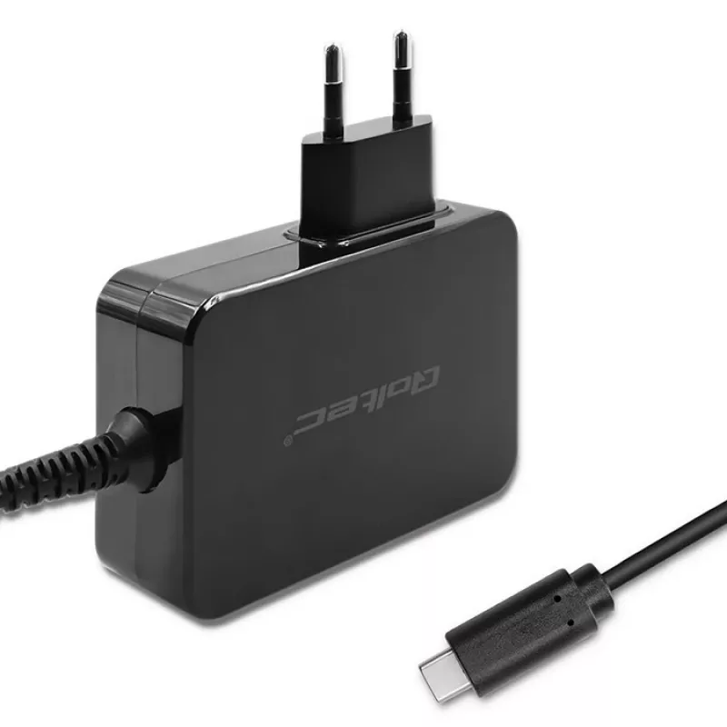 Qoltec PD 120W Turbo Fast Charger | 5-28V | 3-4.5A | USB-C | Schwarz
