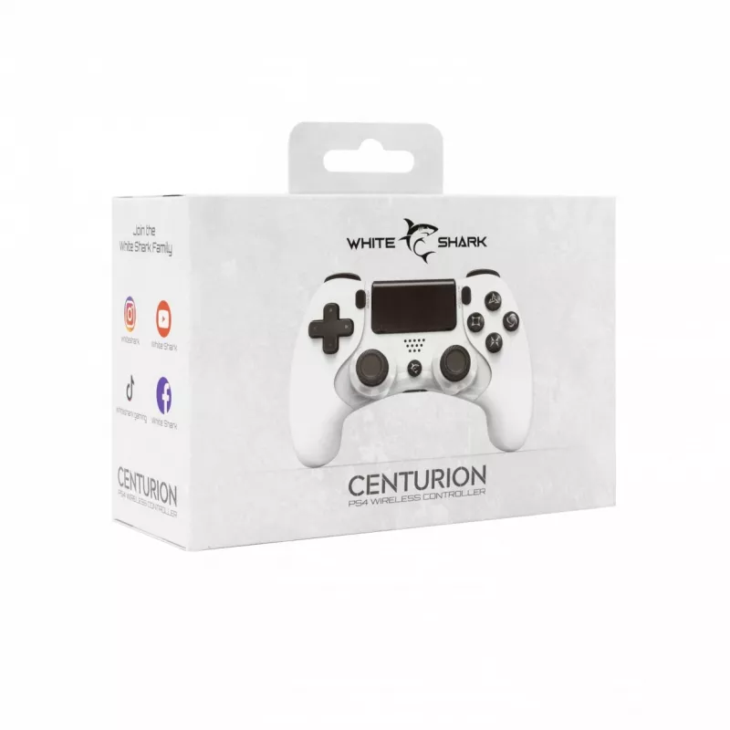 Gamepad White Shark CENTURION Schwarz White Bluetooth PlayStation 4 3