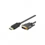 Goobay 2m DP/DVI DisplayPort-Kabel vergoldete Stecker