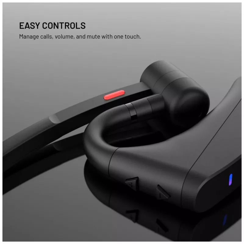 Over-Ear-Kopfhörer FIXED Talk Pro Schwarz von FIXED — kabelgebundenes Headset für Anrufe und Musik