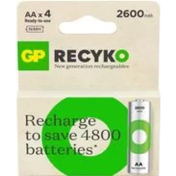 Wiederaufladbare AA-Batterie GP ReCyko Mignon 2600 mAh 1,2 V (NiMH)