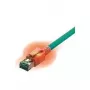 EasyLan EASY CS1OT0100 - DualBoot® LED Patchkabel, Cat.6a, S/FTP, türkis, 10 m