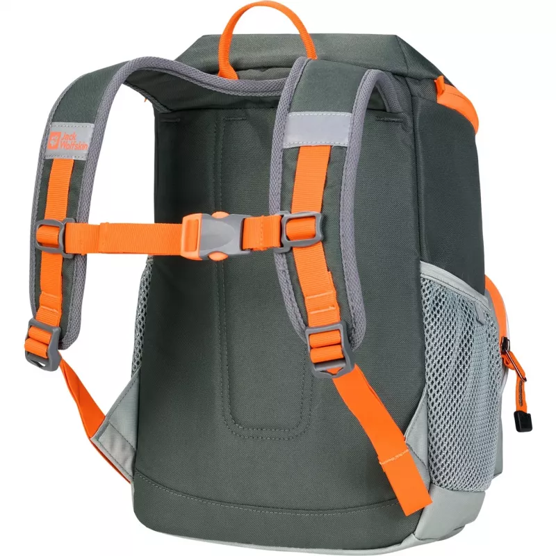 Jack Wolfskin Erlebnis Pack Rucksack - Grün/Orange, 11 l