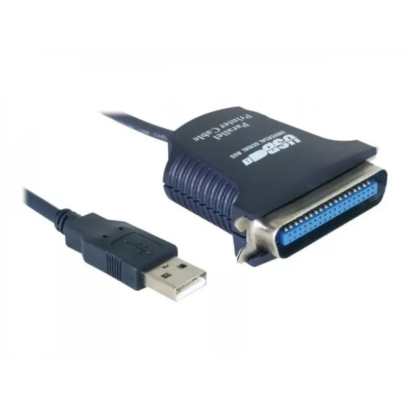 USB-zu-Drucker-Kabel DeLOCK 82001 1,8 m Schwarz