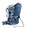 Baby-Trage-Rucksack DEUTER Kid Comfort Active — blau, Polyamid, bis 22 kg, Sonnenverdeck, Fußstütze, VariQuick, Lite Air