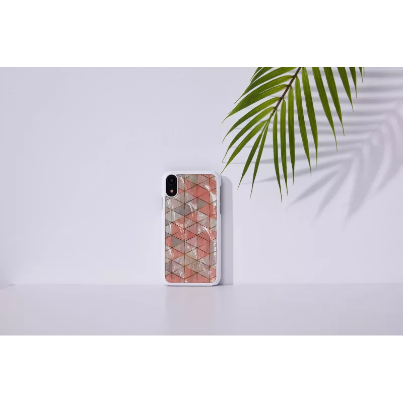 Smartphone-Hülle iKins für iPhone XR — diamantweiße Schutzabdeckung