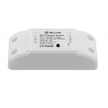 Inline WiFi Switch Tellur TLL331161 2200W — smartes Inline-Relais für Lampen und Geräte