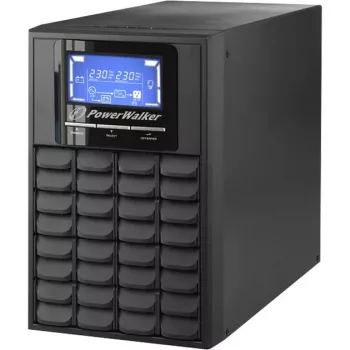 POWERWALKER VFI 1000 C LCD USV Online 1000VA 3x IEC USB/RS-232 LCD Tower