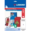 Selbstklebende transparente Hochglanzfolie A4, Lomond, 25 Blatt