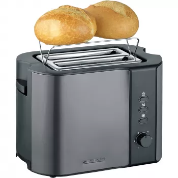 Toaster Severin AT 9573 2 Scheiben 800 W Anthrazit Schwarz