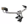 ERGOTRON LX Dual Side-by-Side Arm silber poliertes Aluminium