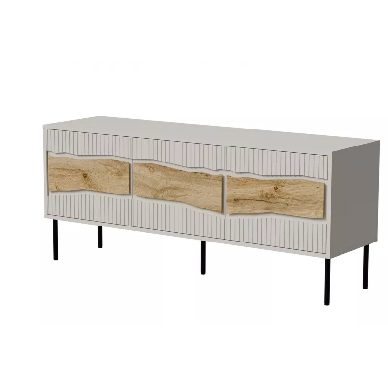 Cama INSERTO 3D TV-Schrank 143.5x40x61.5 Kaschmir + LED