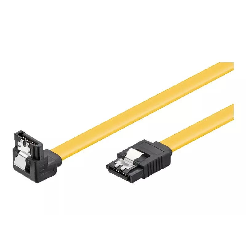 Wentronic Goobay HDD S-ATA Kabel, 0,5 m - S-ATA L-Typ > L-Typ 90° (95020)