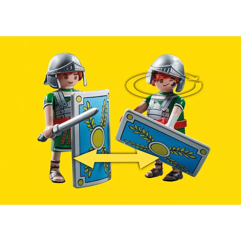 Playmobil 71268 Asterix: Edifis und die Schlacht um den Palast funktionierendes Katapult der Römer Sammlung Spielfiguren Spaß fantasievolles Rollenspiel