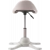 Up Up Toronto ergonomischer Balancesitz Weiß, Elfenbeinstoff, längere Gasfeder