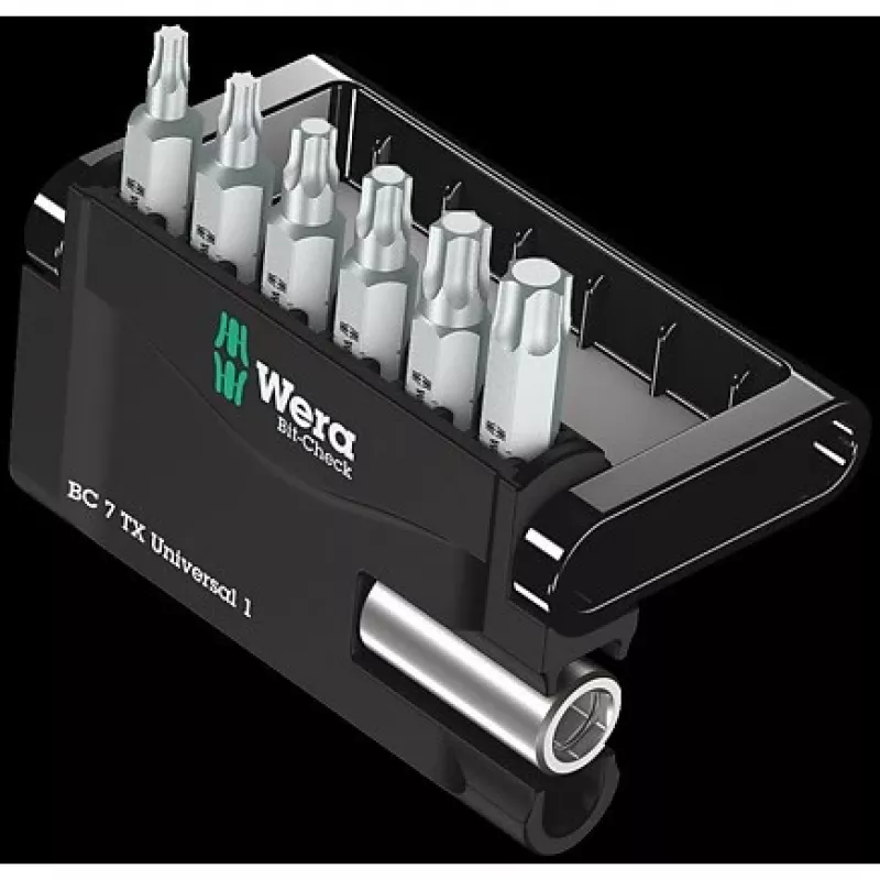 Wera Bit-Check 7 TX Universal 1 - Schraubendreher-Bitsatz - 7 Stücke (05056294001)