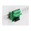 DeLOCK D-Sub 15-polig Stecker auf Reihenklemme für Hutschiene 58 mm x 61 mm x 30 mm