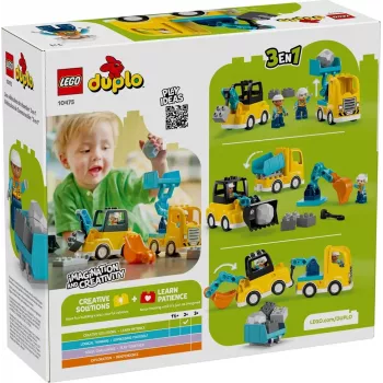LEGO DUPLO 10475 3-in-1 Baustellenfahrzeuge
