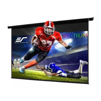 Elite Screens | Spectrum Serie | Electric110H | Diagonale 110 Zoll | 16:9 | Sichtbare Bildbreite (B) 244 cm | Schwarz