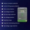 MPPT Solar-Laderegler QOLTEC 53662 mit Temperatursensor