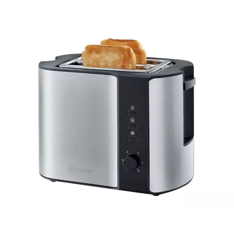 Severin 2589 2 Scheiben 800 W Schwarz, Edelstahl