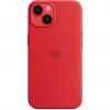 Apple iPhone 14 Silikon-Case mit MagSafe, (PRODUCT)Rot
