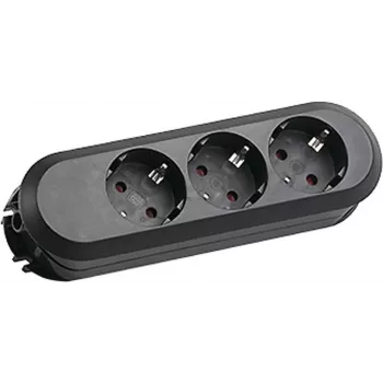 Power Extension Bachmann SMARTLINE 1.5m 3 AC Outlets Indoor Schwarz