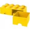 LEGO Aufbewahrungsschublade Stein 8 — gelb (Modell 40061732) Aufbewahrungsschublade für Steine und Kleinteile