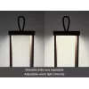 Wiederaufladbare Laterne Beper P207ILI102 in Corten-Optik, tragbare batteriebetriebene Lampe