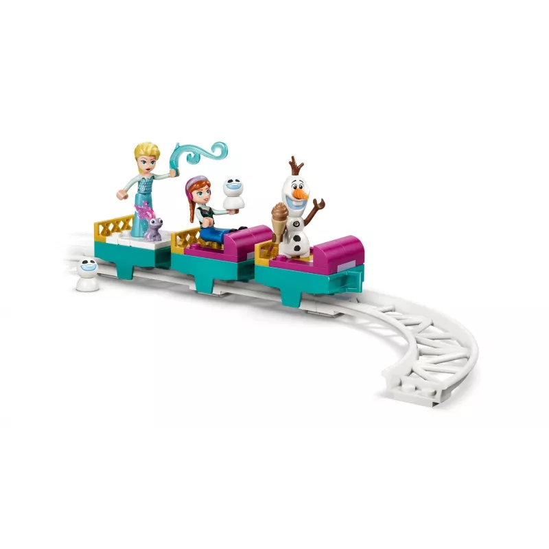 LEGO DISNEY 43281 Elsas Eisschloss und Schneefahrt-Abenteuer