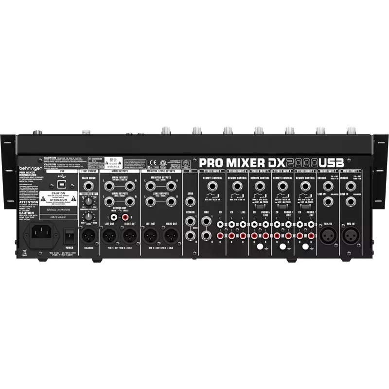 Audio-Mixer Behringer DX2000USB 7 Kanäle