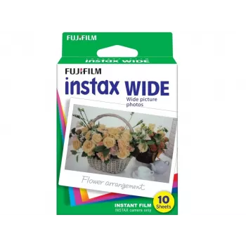 Instax Mini Sofortbildfilm mit weißem Rand, 10er-Pack, geeignet für alle Instax Mini Kameras und Drucker, Mini 10 Aufnahmen mit weißem Rand