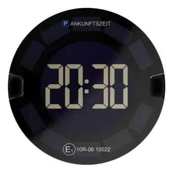 Elektronische Parkscheibe OOONO P-Disc No3 Schwarz Touch-Steuerung