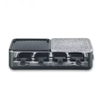 Raclette Grill Severin RG 2366 8 Personen 1300 W Schwarz