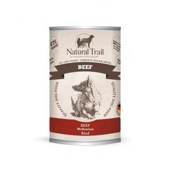NATURAL TRAIL Rind - Nassfutter für Hunde - 400 g