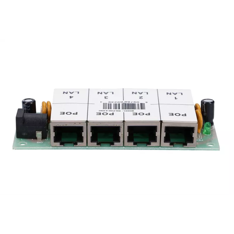 PoE-Injektor Extralink 4-Port 4x 100 Mb/s RJ45, Fast Ethernet, 48 V, ohne Gehäuse