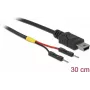 USB-Kabel DeLOCK 85414 Mini-USB B 0,3 m Schwarz