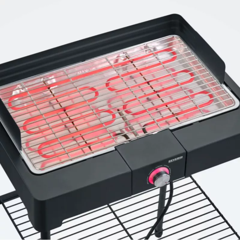 Severin PG8566 Barbecue & Grill Elektro Schwarz 2200 W (PG8566)