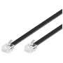 Telefonkabel Microconnect MPK102S RJ-11 RJ-11 2 m Schwarz