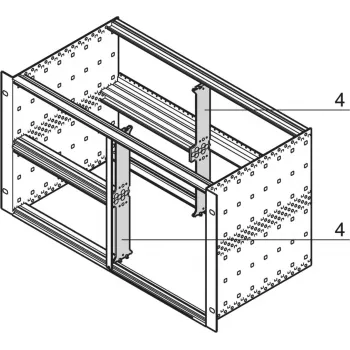 SCHROFF 64560010 19-Zoll-Montagematerial - Rack-Zubehör (64560010)