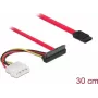 SATA-Kabel DeLOCK 86078 0,5 m SATA 7-pol SATA 22-pol Molex