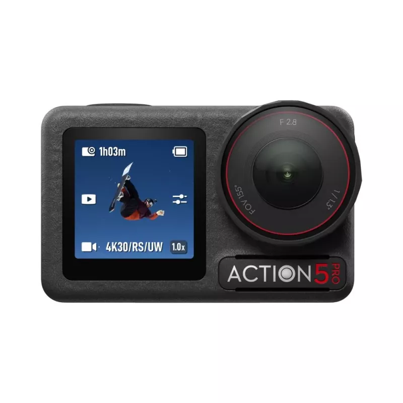 DJI Osmo Action 5 Pro Action-Sportkamera 40 MP 4K Ultra HD CMOS 25,4 / 1,3 mm (1 / 1,3) Wi-Fi 146 g