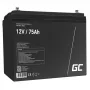 Versiegelte Blei-Säure USV-Batterie Grün Cell AGM25 12 V 75 Ah, VRLA, 75 Ah, 12 V, 21,3 kg